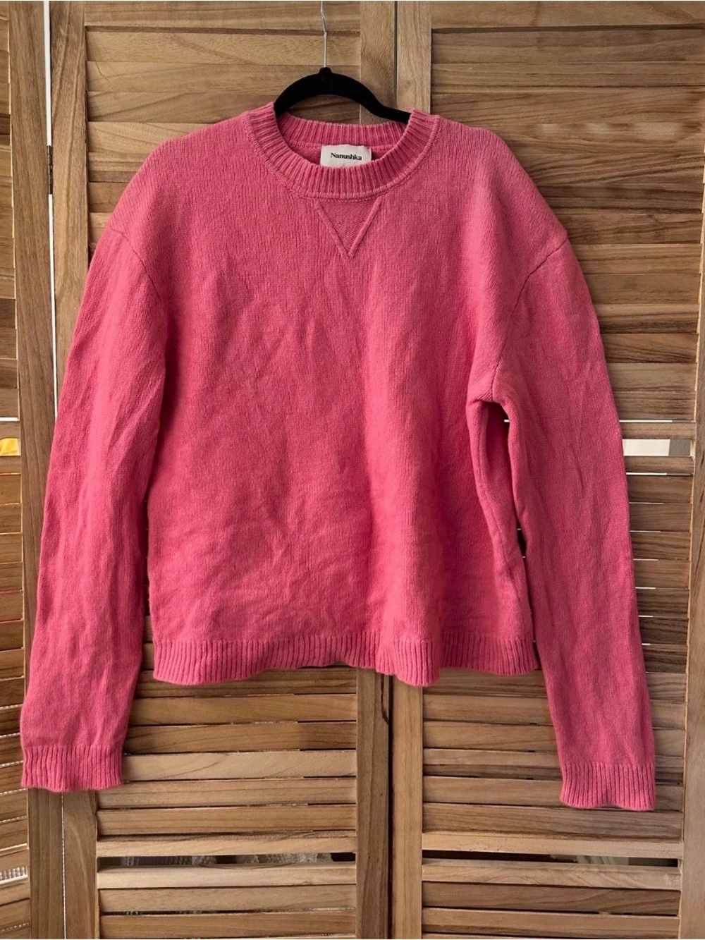 Nanushka Bubblegum Pink Wool-Cashmere Sweater size M